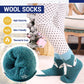 Eocom 6 Pairs Childrens Winter Warm Wool Socks Kids Toddlers Boys Girls Thermal Thick Boot Cozy Crew Socks (8-12 Years, Fox)