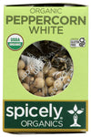 Spicely Organic Peppercorn White Whole (0.35 Oz Ecobox)