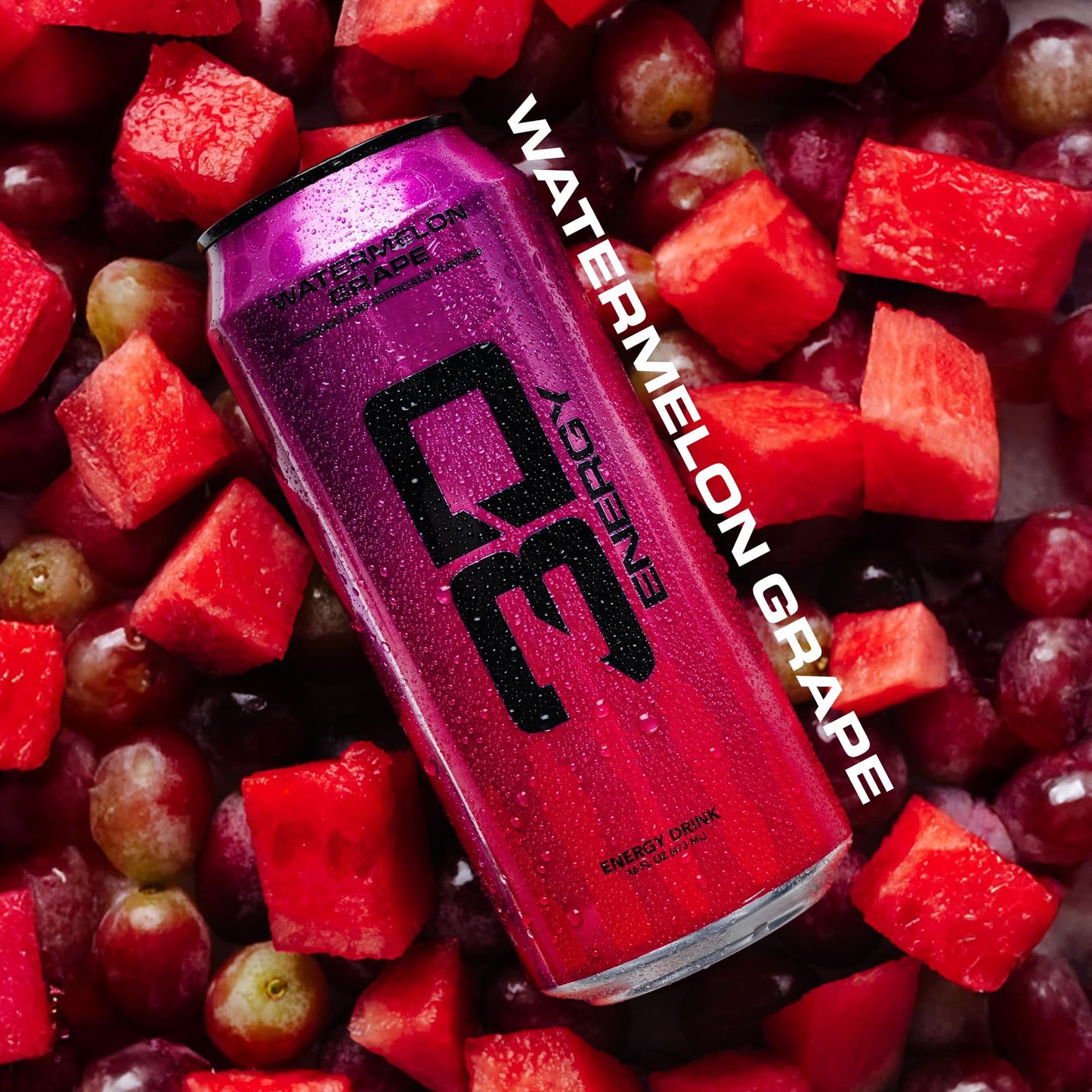 3D Energy Drink - Sugar Free  200mg Caffeine  Pre Workout  Taurine  L-Carnitine  Lightly Carbonated  16oz Cans  12 Pack - Watermelon G