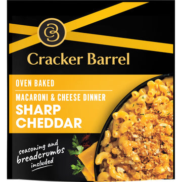 Er Barrel Sharp Cheddar Oven Baked Macaroni & Cheese Dinner (12.3 Oz Bag)
