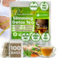 Lavendium Herbal Tea - Caffeine-Free Detox Tea with Chamomile, Hibiscus & Ginger Root - 100 Bags