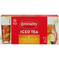Community Coffee Signature Iced Tea, 144 Family Size Tea Bags, 24 Count (Pack of 6)