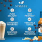 Syruvia Sugar-Free White Chocolate Mocha Coffee Syrup - 25.4 fl oz. Premium Coffee Flavoring Syrup. 0 Calories, Kosher, and Glut
