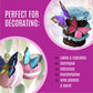 Sugar Robot Edible Butterflies for Cake Decorating - Small 1.75 inches - Pink and Purple Assorted - Premium Quality