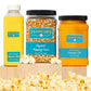 Franklins Gourmet Popcorn - Organic Popping Kernels & Butter Seasoning - 32 oz (Pack of 3) - Made in USA