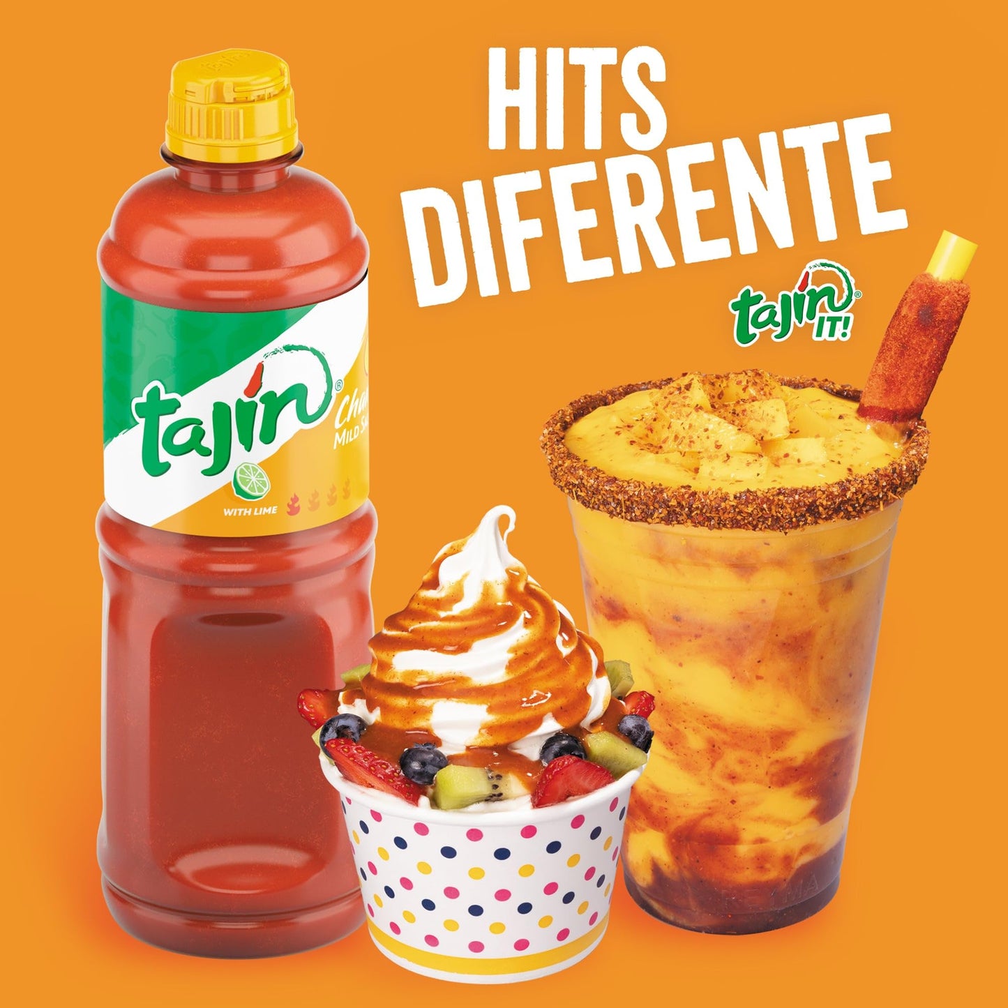 Taj  n Cl  sico Seasoning 14oz and Taj  n Fruity Chamoy Sauce 15.38oz (Pack of 2)