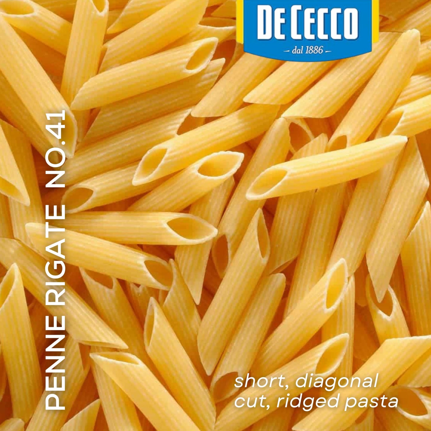 De Cecco, Pasta Penne Rigate, 16 Oz, (Pack Of 12)