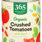 365 by Whole Foods Market, Organic Crushed Tomatoes With Basil, 28 Ounce