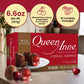Queen Anne Milk Chocolate Covered Cordial Cherries | 6.6 Oz | 10 Piece Gift Box | Whole Maraschino Cherry Creamy Filled Liquid C