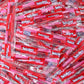 Pullin Peel Cherry Licorice Candy - 36-Count Snack Pack, Individually Wrapped, Soft Chewy Red Candy, 1 Pound Bag