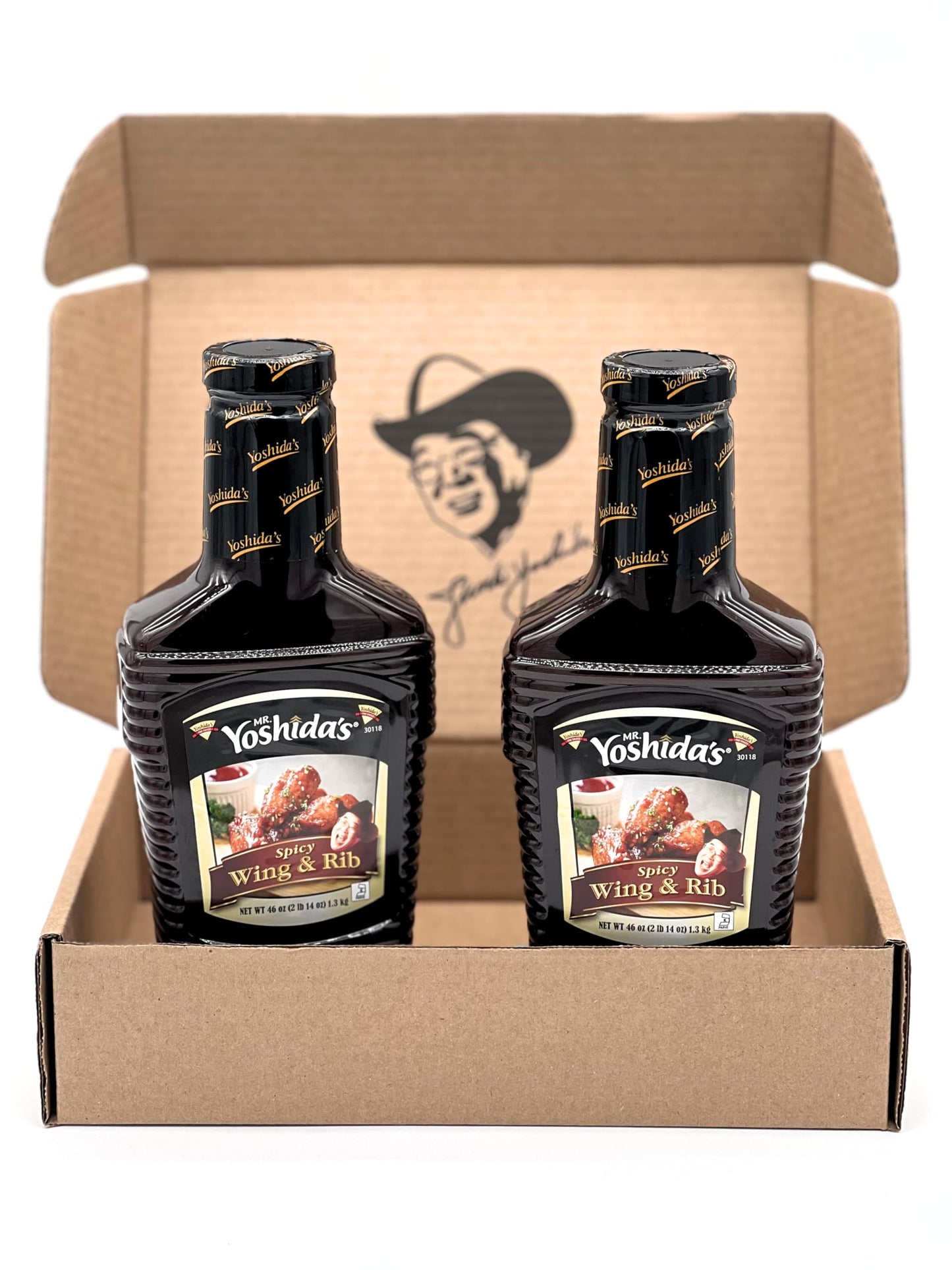 Mr. Yoshida'S Spicy Wing & Rib Barbecue Marinade & Cooking Sauce, 2-46 Oz Bottles
