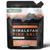 Willow & Everett Himalayan Pink Salt - Coarse Grain For Grinder Refill, 2.2Lb / 1Kg - Easy Pour Spout, Non-Gmo - Kosher Rock Sal