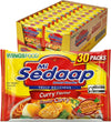 Mi Sedaap Curry Flavor Instant Noodles Pack of  30 - Indonesian curry ramen cups, stir fry cup noodles