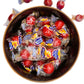 DM Sweets Tongue Torchers Hot Spicy Cinnamon Hard Candy - 100 Fiery Red Individually Wrapped Pieces, Perfect for Candy Lovers
