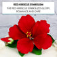 Global Sugar Art Hibiscus Sugar Cake Flowers Spray, Red Hawaiian Cake Flower Large, 1 Count By Chef Alan Tetreault