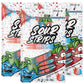 SOUR STRIPS Sour Candy Strips, Chewy Doubleberry Flavor, 3-Pack Vegetarian Candy