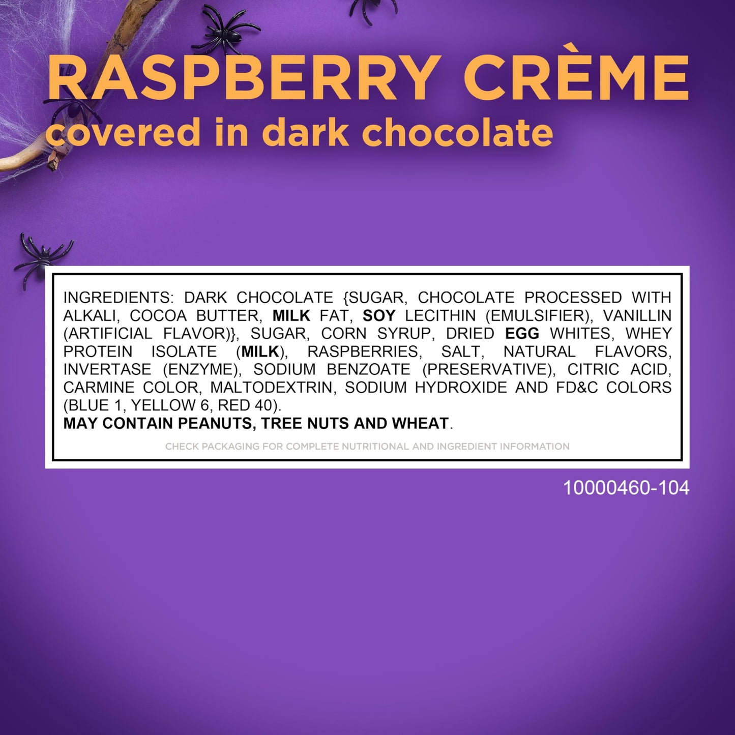 RUSSELL STOVER Halloween Dark Chocolate Raspberry Crme Pumpkin, 1.3 oz. (Pack of 18) - Bulk Halloween Candy