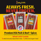 Long John Snacks Dried Salami Sticks - High Protein Smoked Meat Sticks Bulk Pack - Handcrafted From Fresh Enhanced Cuts Of Usa Beef And Pork - Low Carb, Gluten-Free, Keto Snacks - Hot, 16 Oz