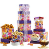 Broadway Basketeers Valentines Day Chocolate Food Gift Basket Tower Snack Gifts For Women, Men, Families, College – Delivery For Birthday, Appreciation, Thank You, Get Well Soon Care Package