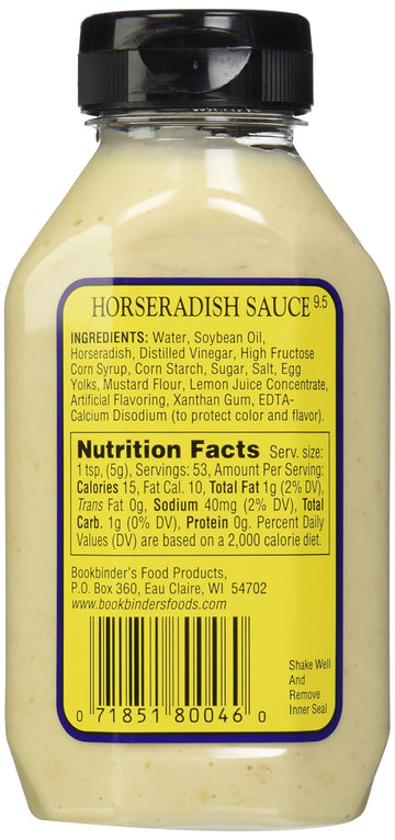 Bookfinder'S Horseradish Sauce, 9.5 Oz