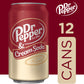 Dr Pepper Crème Soda, 12 Fl Oz (Pack of 12), Refreshing Soft Drink