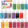Food Coloring Liquid Set,18 Colors x 10ml Food Grade Food Dye Edible Vibrant Liquid Color for Cake Decorating,Baking,Easter Egg,