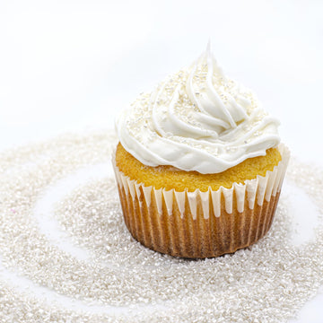 Bakerpan Pearlized Sugar Sprinkles For Baking - 5 Ounce - Sparkling White Decorating Sugar Crystals For Cookies, Cake Pops, Ice