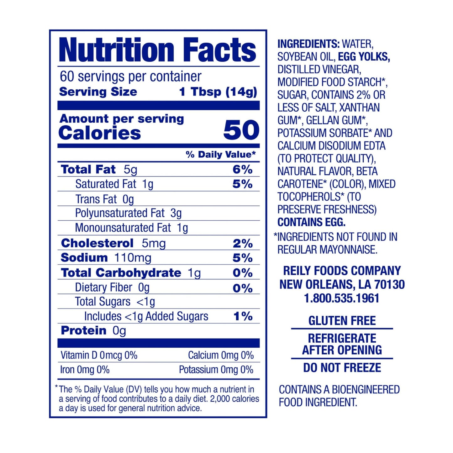 Blue Plate Light Mayonnaise, 30 Fl Oz Jar (Pack Of 6)