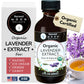 Organic Lavender Extract for Baking, Ice Cream, Drinks, and Candy - 2 oz - Water-Soluble - By Harvest Moon Delights - Pure Laven