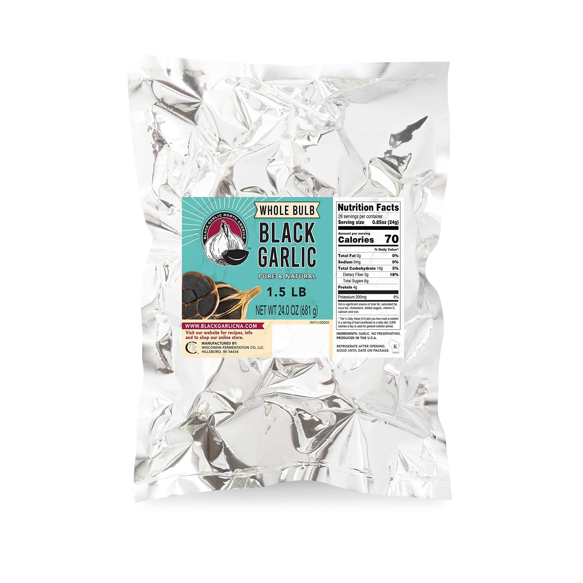 Whole Black Garlic - 1.5 Pounds