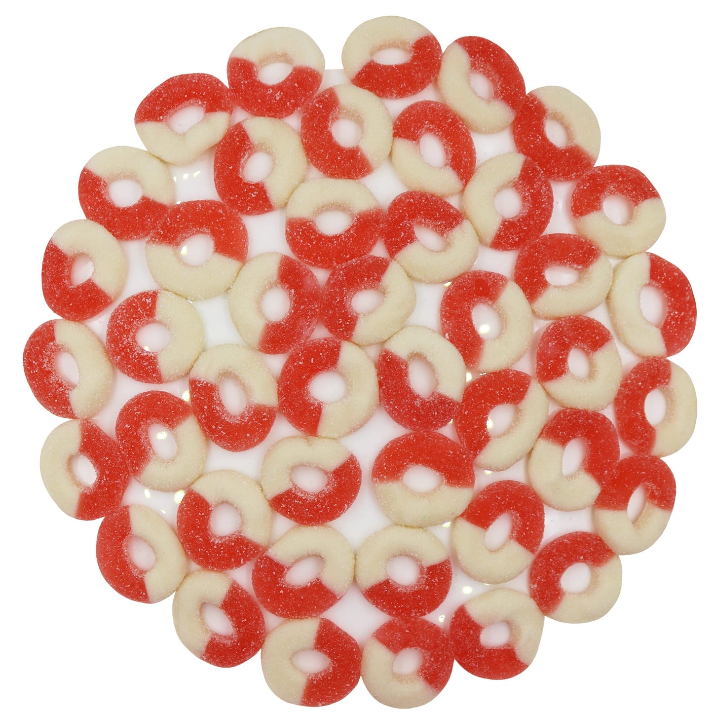 Firstchoicecandy Gummi Rings (Watermelon, 2 Lb)