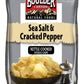 Boulder Canyon Kettle Cooked Potato Chips, Sea Salt & Cracked Pepper, 5 Ounce (Pack Of 12)
