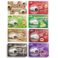 Japanese Mochi 8 Variety Pack: Boba Milk Tea, Taro, Sesame, Hamimelon, Lychee, Green Tea, Peanut & Red Bean In Fusion Select Gif