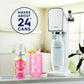 SodaStream Pink Grapefruit Zero Calorie Beverage, 14.8 Fl Oz, Pack of 4 - Refreshing Sparkling Water Alternative