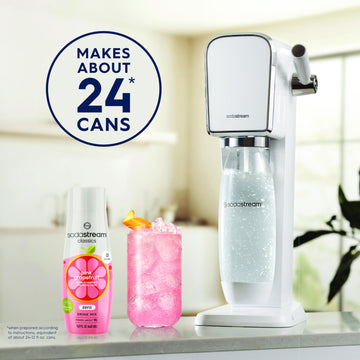 SodaStream Pink Grapefruit Zero Calorie Beverage, 14.8 Fl Oz, Pack of 4 - Refreshing Sparkling Water Alternative