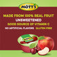 Mott's No Sugar Added Cherry Applesauce, 3.9 Oz Cups, 72 Count, Good Source of Vitamin C, No Artificial Flavors