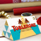 Toblerone Chocolate Gift Box (Milk Chocolate, White Chocolate, & Milk Chocolate With Salted Caramelized Almonds Chocolate Bars), Valentines Day Chocolate Candy, 9 - 3.52 Oz Bars