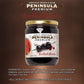 PENINSULA PREMIUM Cocktail Cherries, 20 oz (2-Pack), Deep Bur dy-Red, Sweet-Tart Flavor, American Grown & Made