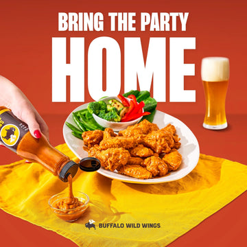 Buffalo Wild Wings Spicy Garlic Buffalo Sauce, 12 fl. oz., Made with Cayenne Pepper, Garlic and Tamarind, Perfect Dipping Sauce,