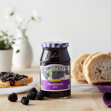 Smucker's Seedless Blackberry Jam, 12 Ounces (Pack of 6)