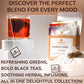 Brewix Enhanced Assorted Tea Sampler Gift Box (15 Pyramid Individually Wrapped Tea Bags) | Herbal Tea, Black Tea, Green Tea | Tea Gift Set & Variety Pack | Gifts For Women & Men, Tea Set