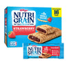 Nutri-Grain Soft Baked Breakfast Bars, Made With Whole Grains, Kids Snacks, Value Pack, Strawberry, 20.8Oz Box (16 Bars)