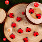 Edible Ladybug Cake Topper - 16Pcs Icing Decorations For Cake, Cupcake, Cookies, Ice Cream, And Macaron