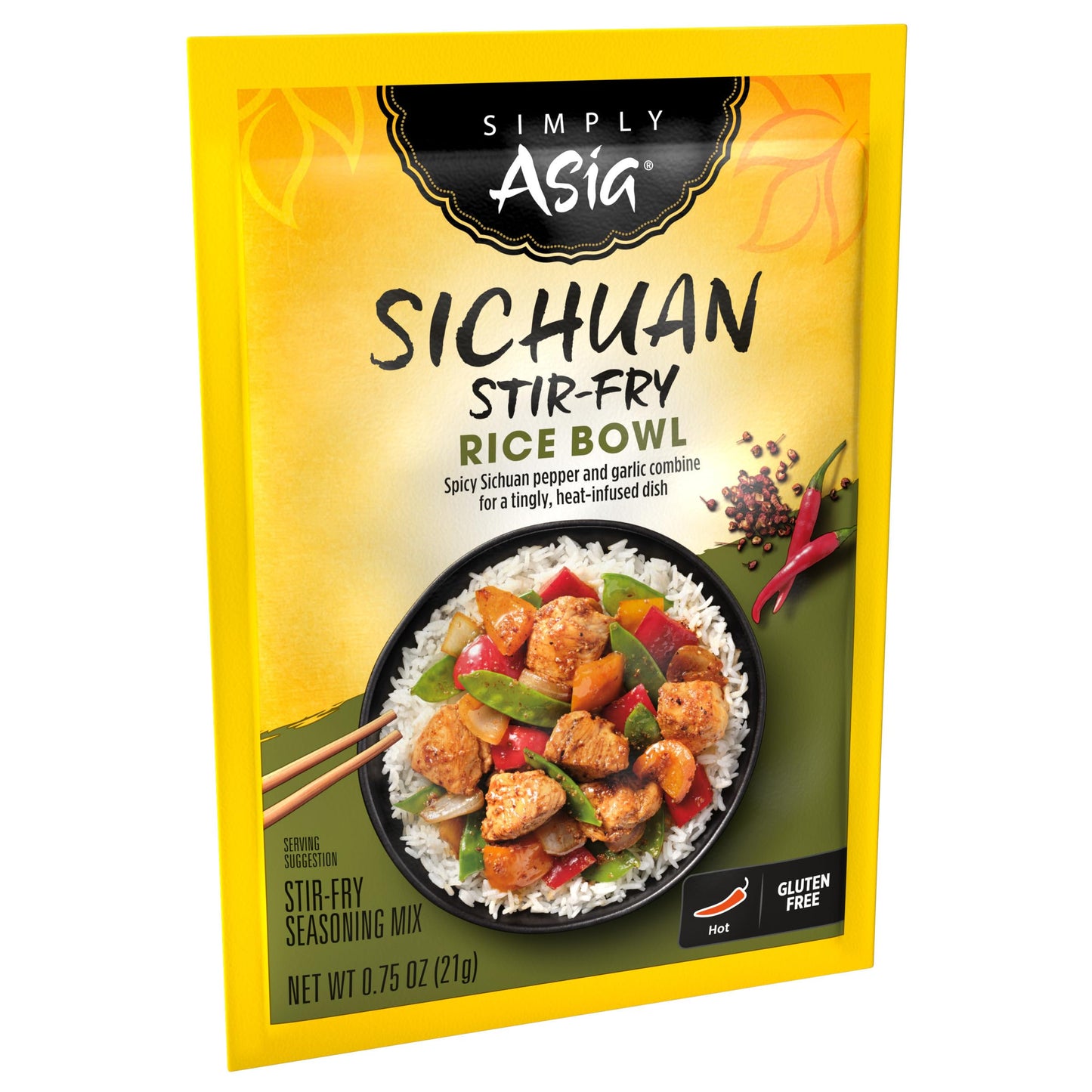 Simply Asia Sichuan Stir-Fry Rice Bowl Seasoning Mix  0.75 oz (Pack of 12)