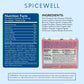 Spicewell Himalayan Pink Salt with 21 Plant-Based Vitamins, 2.64 oz, 30% Lower Sodium, Healthy Seasoning