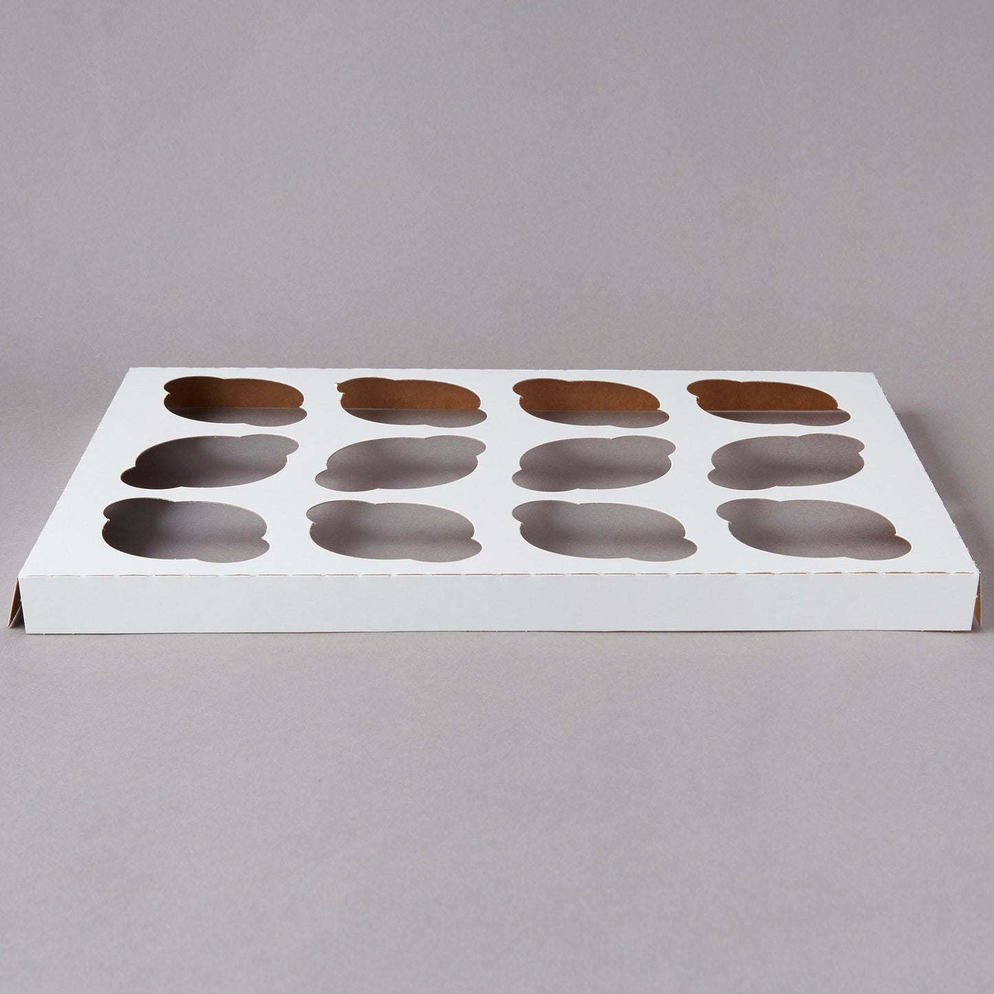 12 Pcs Window Cupcake Boxes [Made In Usa] White Bakery Cupcake Boxes With Inserts- 14'' X 10'' X 4'' Fits 12 Standard Size Cupca