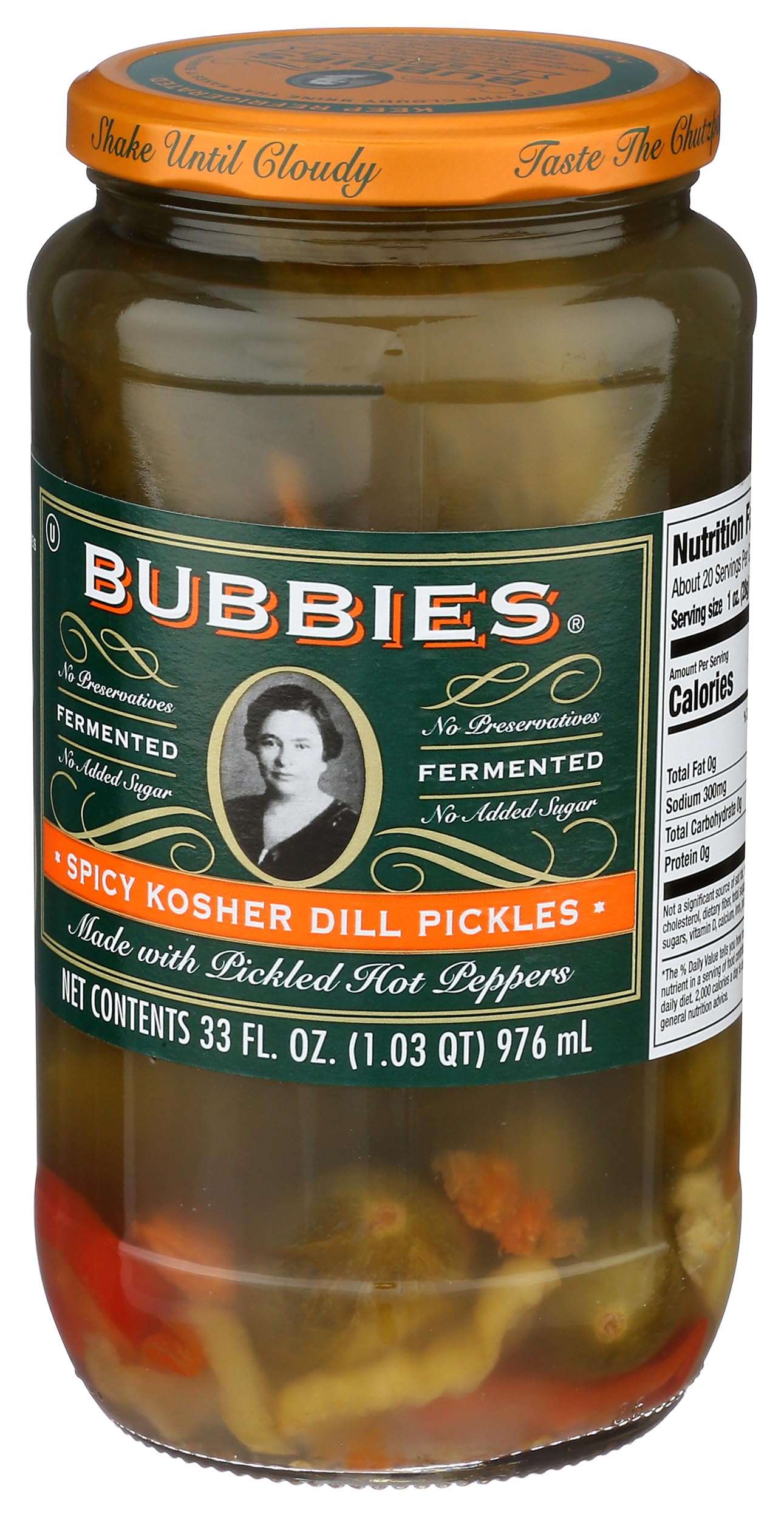 Bubbies Spicy Kosher Dill Pickles
