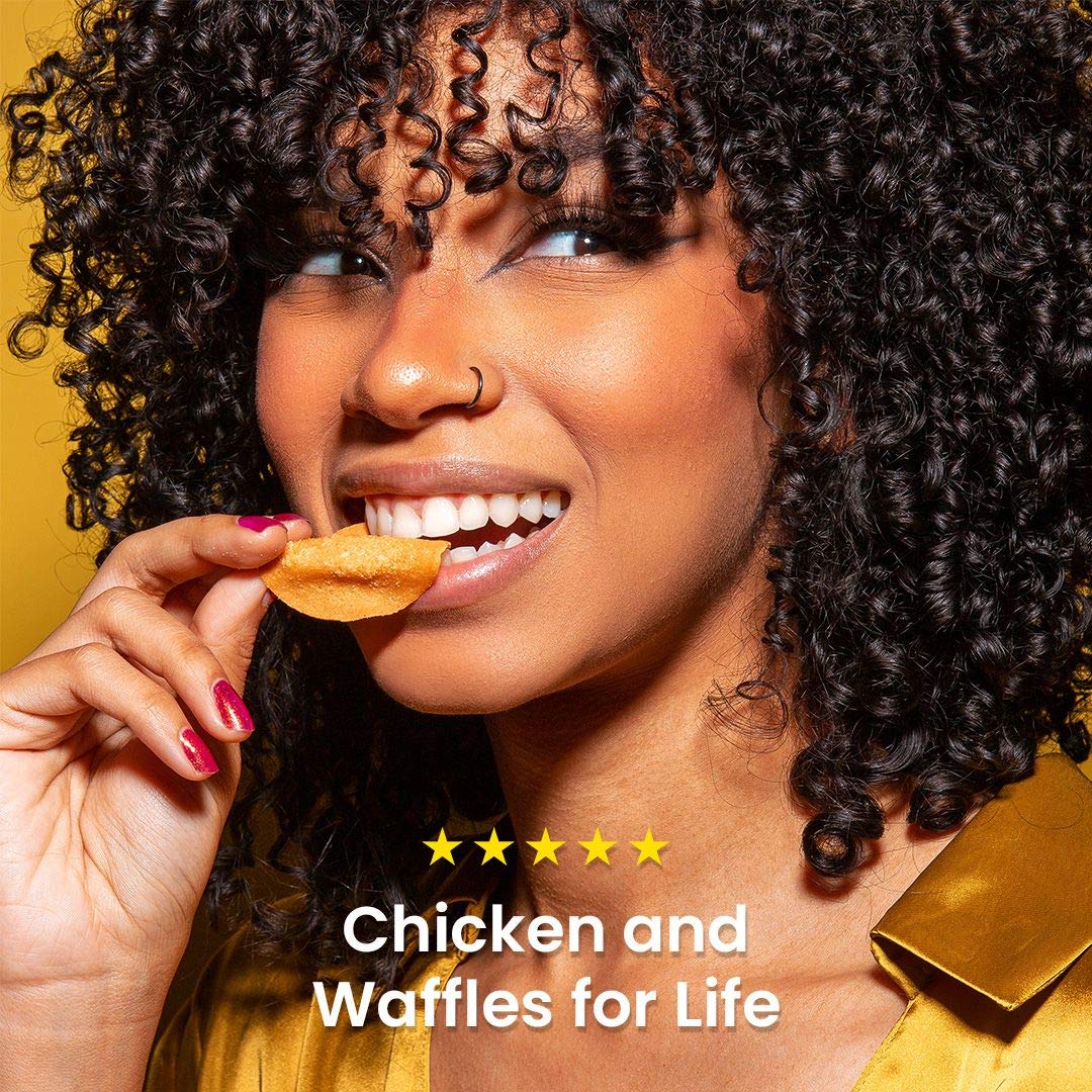 Wilde Chicken & Waffles Protein Chips, Thin And Crispy, High Protein, Keto, Made With Real Ingredients, 2.25Oz Bags (Pack Of 3)