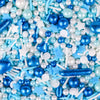 Blue Sprinkles For Cake Decorating 6Ounce - Sprinkles For Cupcakes Topper Cookie - Galaxy Sprinkles Mix Cake Decorations For Kid