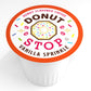 Donut Stop Vanilla Sprinkle Coffee Pods, Medium Roast, 40 Count, Compatible with 2.0 K-Cup malt-inspired, Kosher Certified